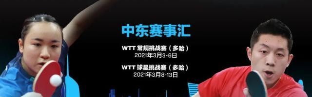开云体育入口-国乒6人出战WTT多哈赛 许昕孙颖莎混双成“重头戏”